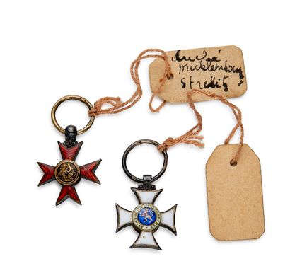 Germany, Former States – Set of two miniatures:...