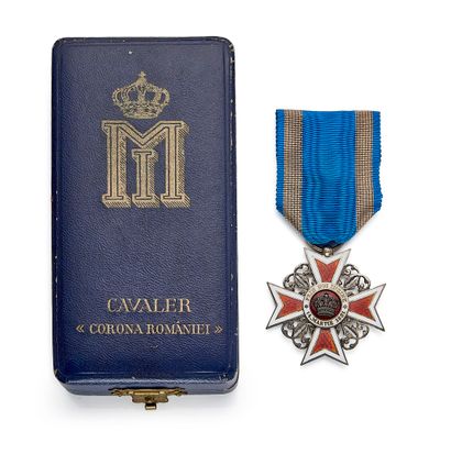 Roumanie - Ordre de la Couronne, croix du...