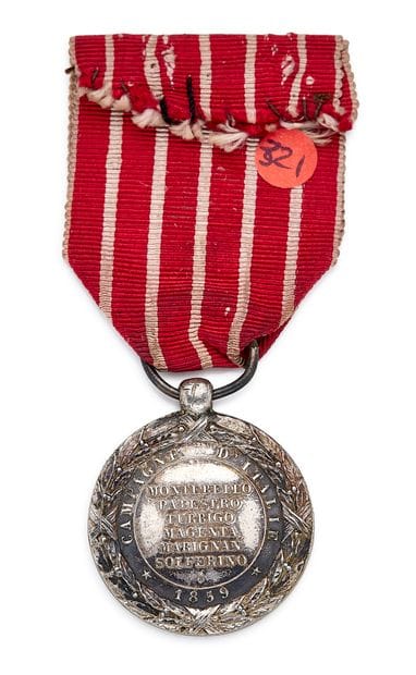 Italian Medal, 2nd type in silver by Barre,...