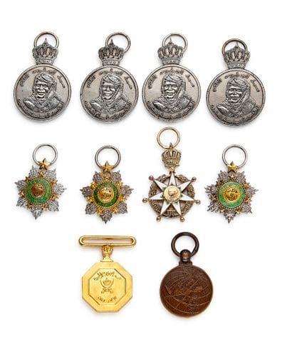 Jordan - Set of ten miniatures: one of the...