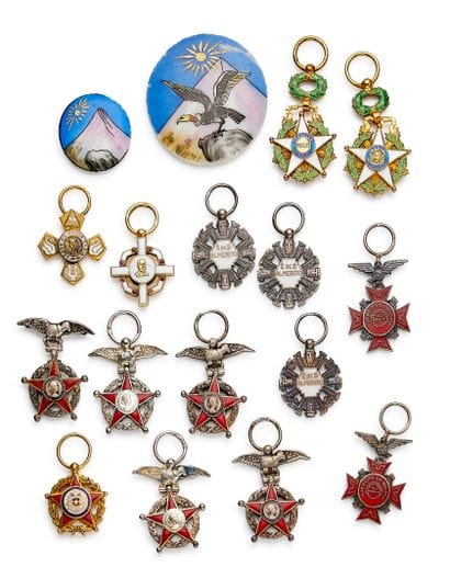 Central and South America - Set of fifteen...