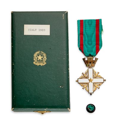 Italie - Ordre du Mérite de la République,...