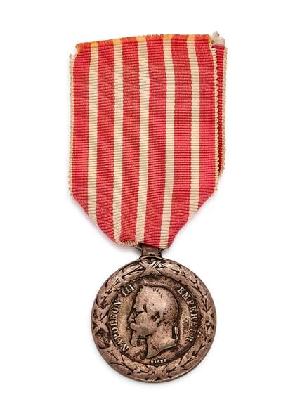Italian medal, 2nd type in silver, signed...