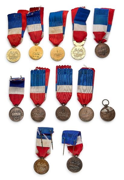 Medal of Honor for Labor, set of twelve medals,...