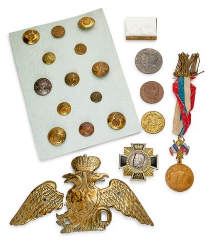 Russie - Lot de vingt : 1812, une pièce de...