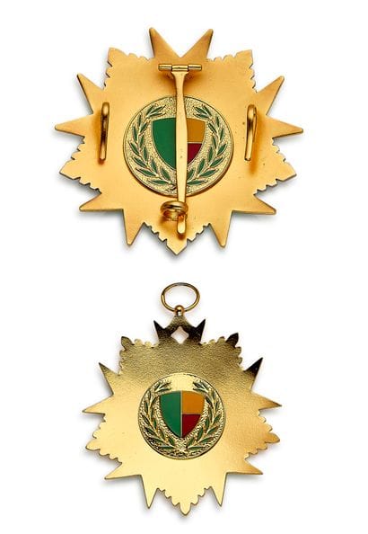 Benin - National Order of Benin, which replaced...