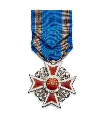 Roumanie - Ordre de la Couronne, croix du...