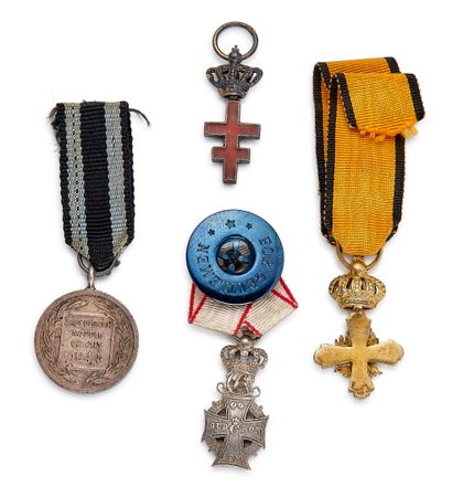 Europe - Set of four miniatures: Denmark,...