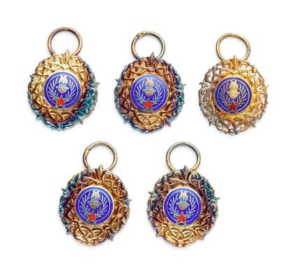 Yugoslavia - Set of five miniatures of the...