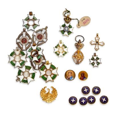 Greece - Set of about twenty miniatures:...