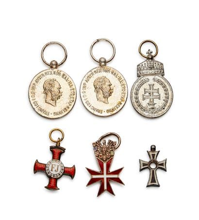 Austria-Hungary - Set of six miniatures:...