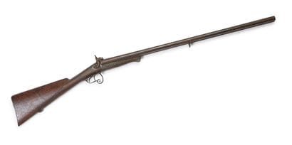 Fusil de chasse à broche, deux coups, calibre...