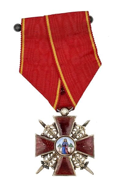 Russia - Order of St. Anne, 3rd class cross...