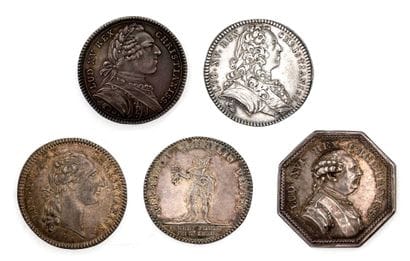 Ordre de Saint-Louis - Lot of five silver...