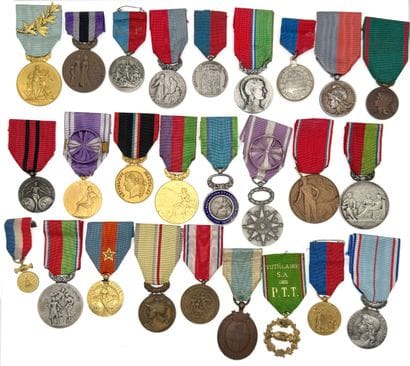 Private Orders and Decorations - Lot of thirty-six...