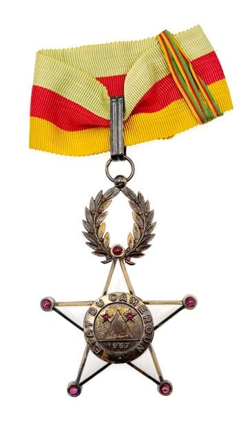 Cameroun - Ordre de la valeur, fondé en 1959,...