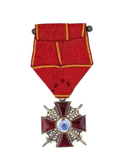 Russia - Order of St. Anne, 3rd class cross...