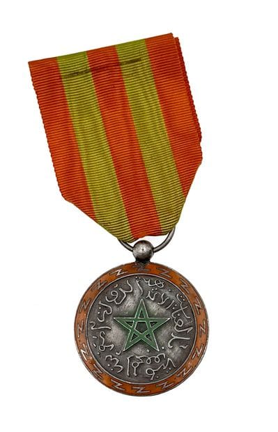 Maroc - Médaille d'honneur de la Police Chérifienne,...