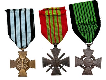 World War II - Vichy, set of three decorations...
