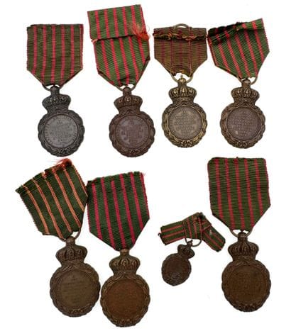 St. Helena Medal - Lot of eight medals: seven...