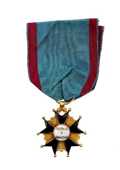 Espagne - Isabelle II, médaille du Mérite...