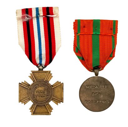 World War II - Set of two medals in ordinance...