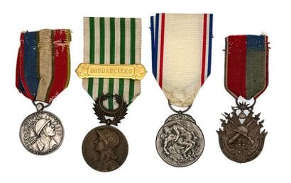 Première Guerre mondiale - Lot de quatre...