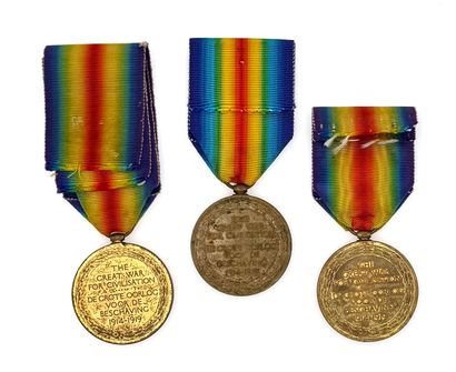 South Africa - World War I, lot of three...