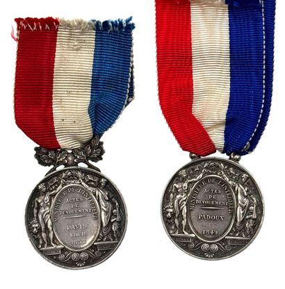 MÉDAILLES D'HONNEUR POUR ACTES DE COURAGE...