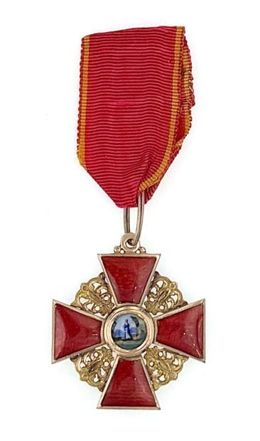 Russia - Order of St. Anne, founded in 1735,...