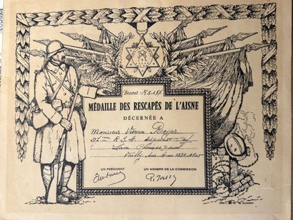 World War II - Set of eight patents and five...