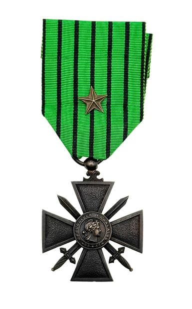 World War II - A 1944 Croix de Guerre in...