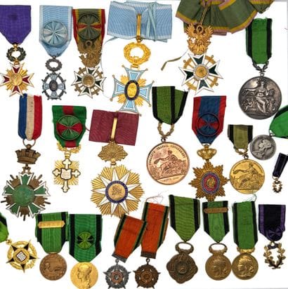 Private Orders and Decorations - Lot of twenty-three...