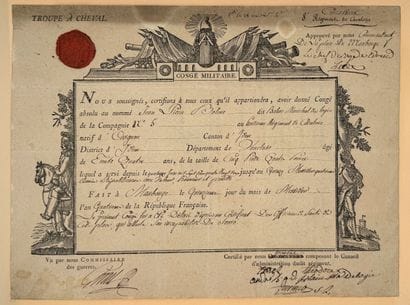 French Revolution, set of six documents:...