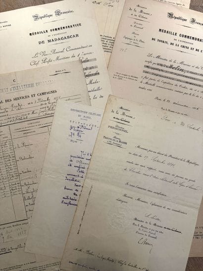 Campagnes coloniales et Première Guerre mondiale,...