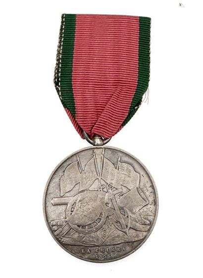 Turquie - Médaille de Crimée pour les troupes...