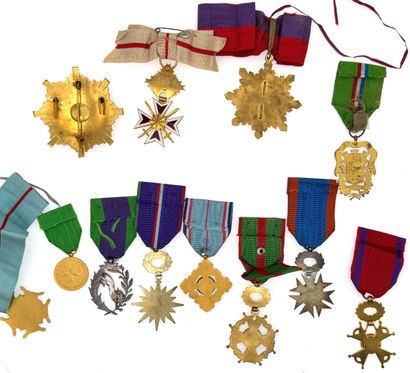 PRIVATE ORDERS AND DECORATIONS

Lot of twenty-one...
