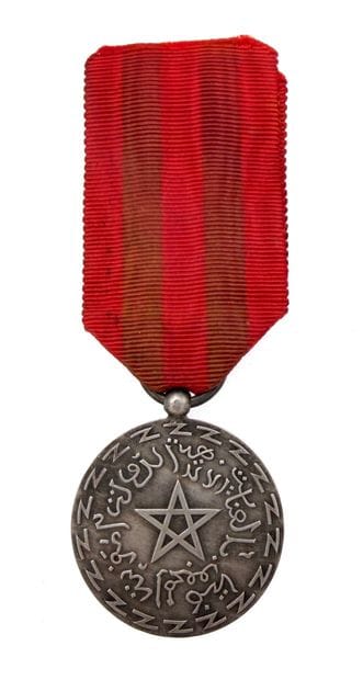 Maroc - Médaille d'honneur de la Police Chérifienne,...