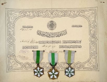 Syrie - Ordre du Mérite, fondé en 1926, lot...