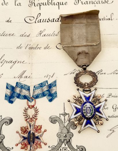 Espagne - Ordre royal et distingué de Charles...