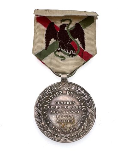 Médaille du Mexique par Barre en argent,...