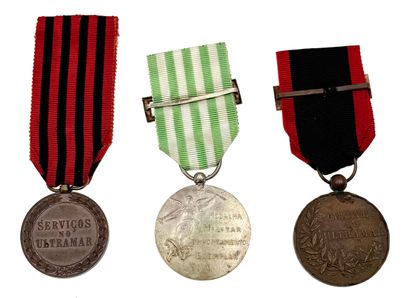 Portugal - Set of three decorations: a Service...