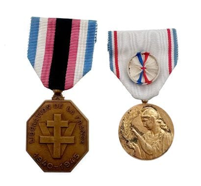 World War II - Set of two medals: a medal...
