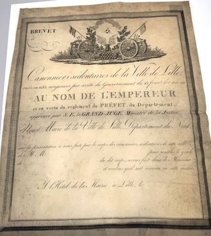 First Empire - Lot of five documents: 

-...