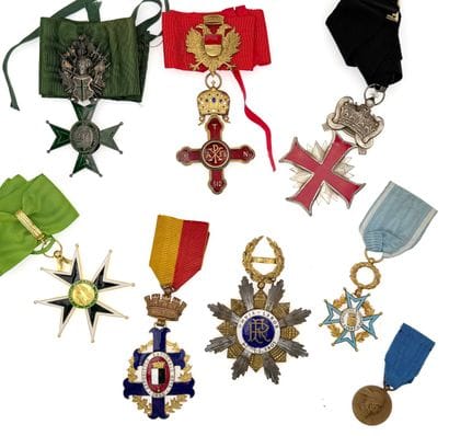 PRIVATE ORDERS AND DECORATIONS

Lot of twenty-one...