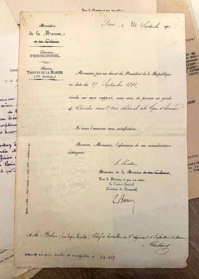 Campagnes coloniales et Première Guerre mondiale,...
