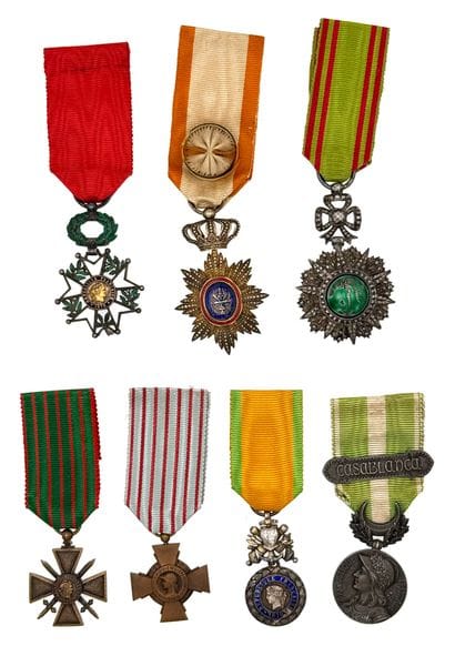 IIIe République, lot of seven half-size decorations:...