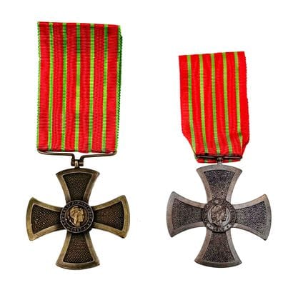Portugal - Two Croix de Guerre 1917: one...