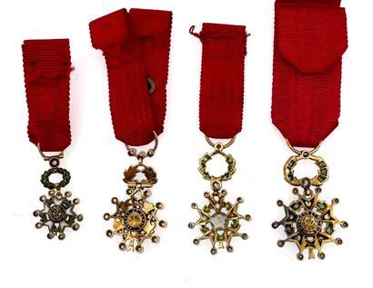Légion d'honneur - IIIe République, lot de...