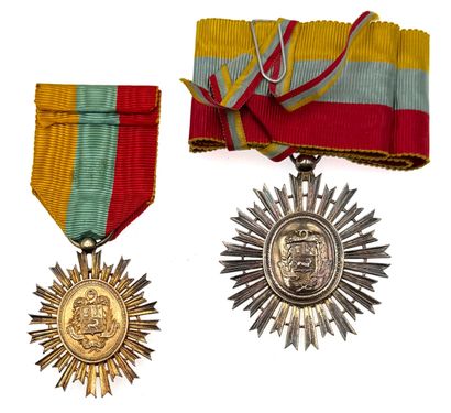 Venezuela - Ordre de Bolivar, fondé en 1881,...